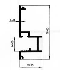 alumunium Curtain Wall-Curtain Wall Group 2438 - 2501